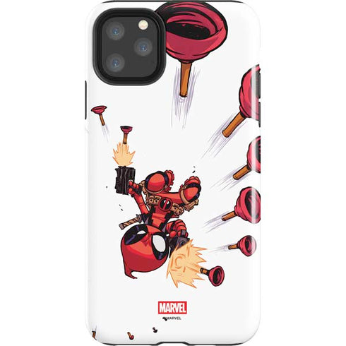 Marvel Deadpool Babypool Shooting iPhone Cases